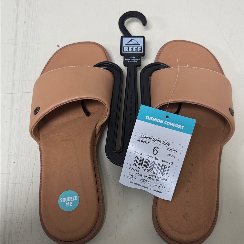 Reef Cushion Sunny‎ Arrianah Slide Sandals - Light Brown